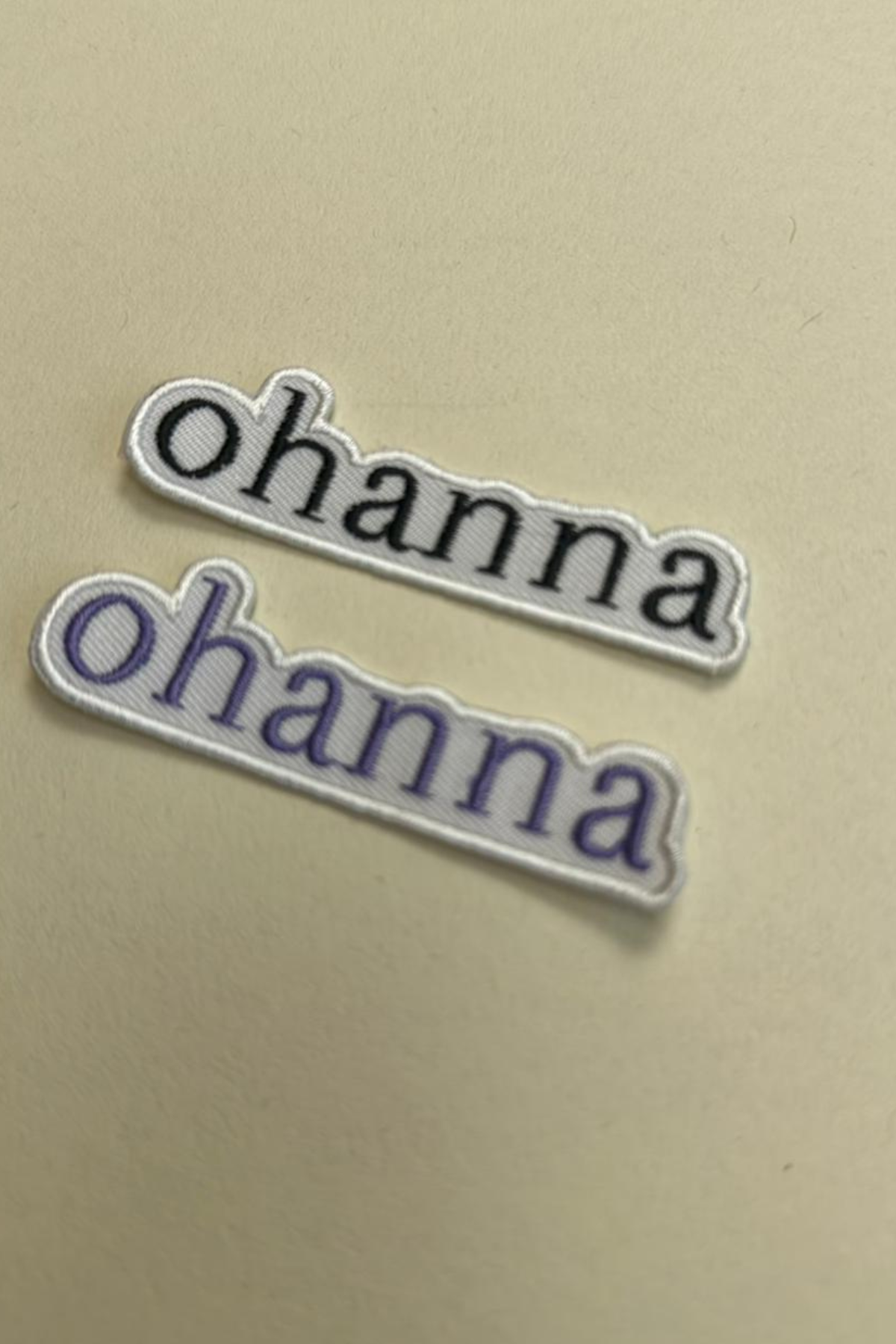 Patch "ohanna" zum Aufbügeln