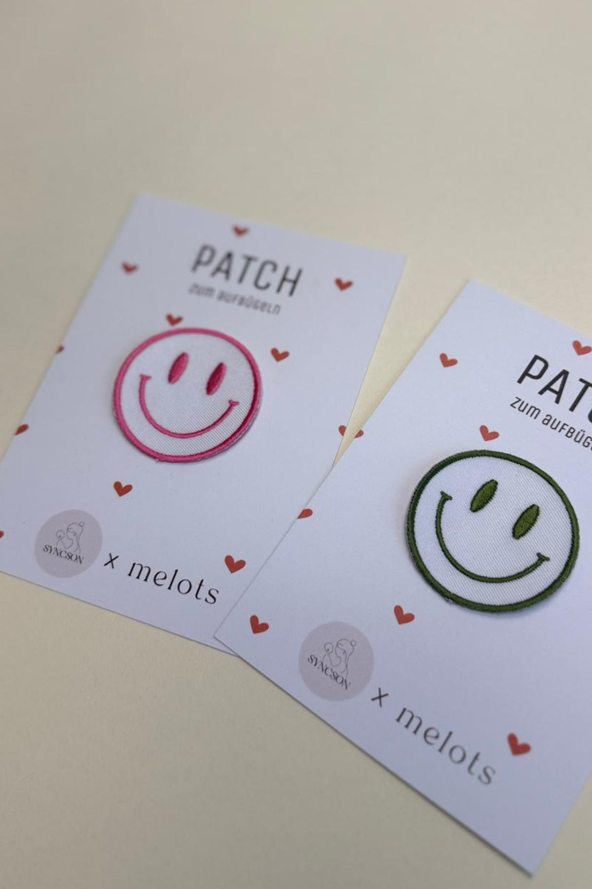 Patch "Smiley" zum Aufbügeln