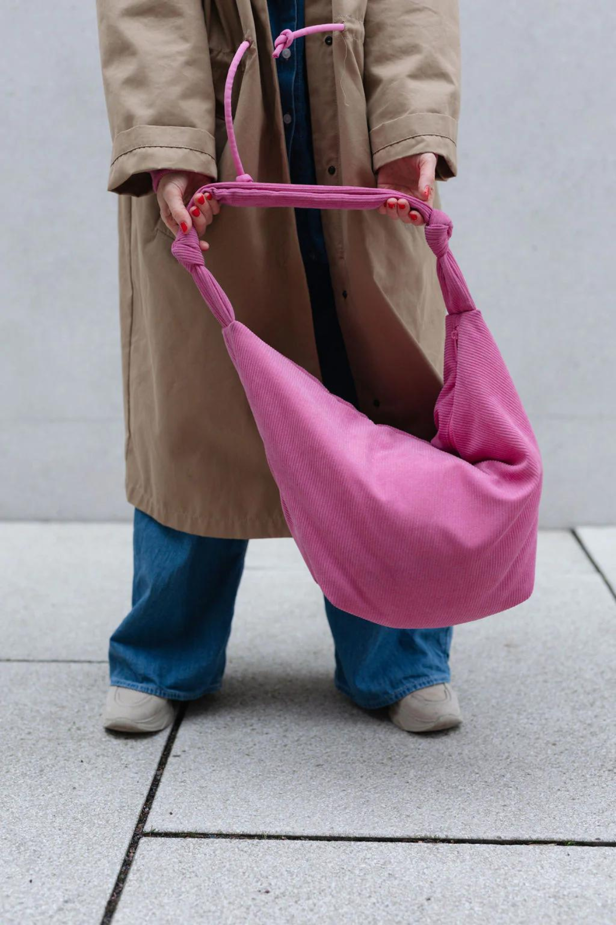 Mom Bag | Lukkily Bag #1 | Cord Pink