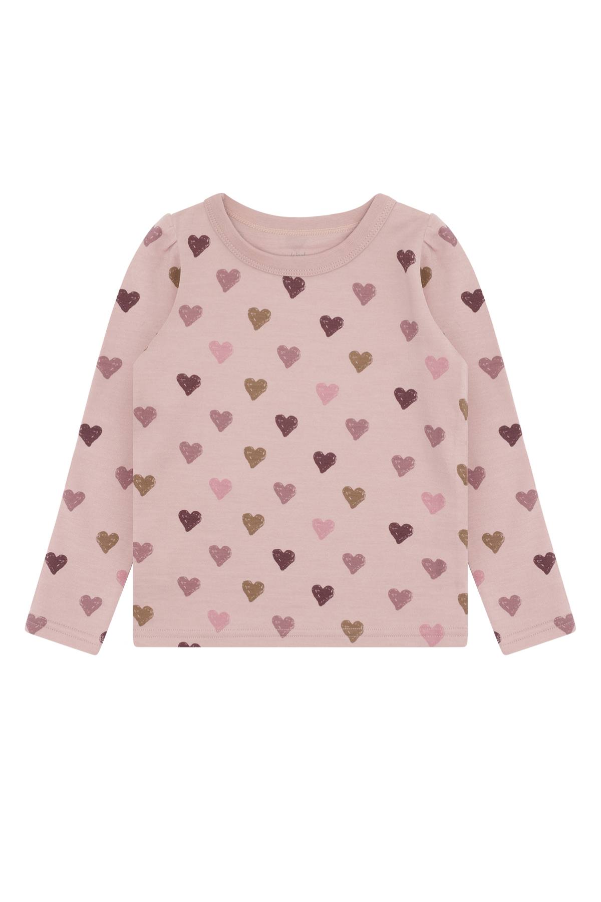 Langarmshirt "Abba" | Wool & Bamboo| Hearts Puff