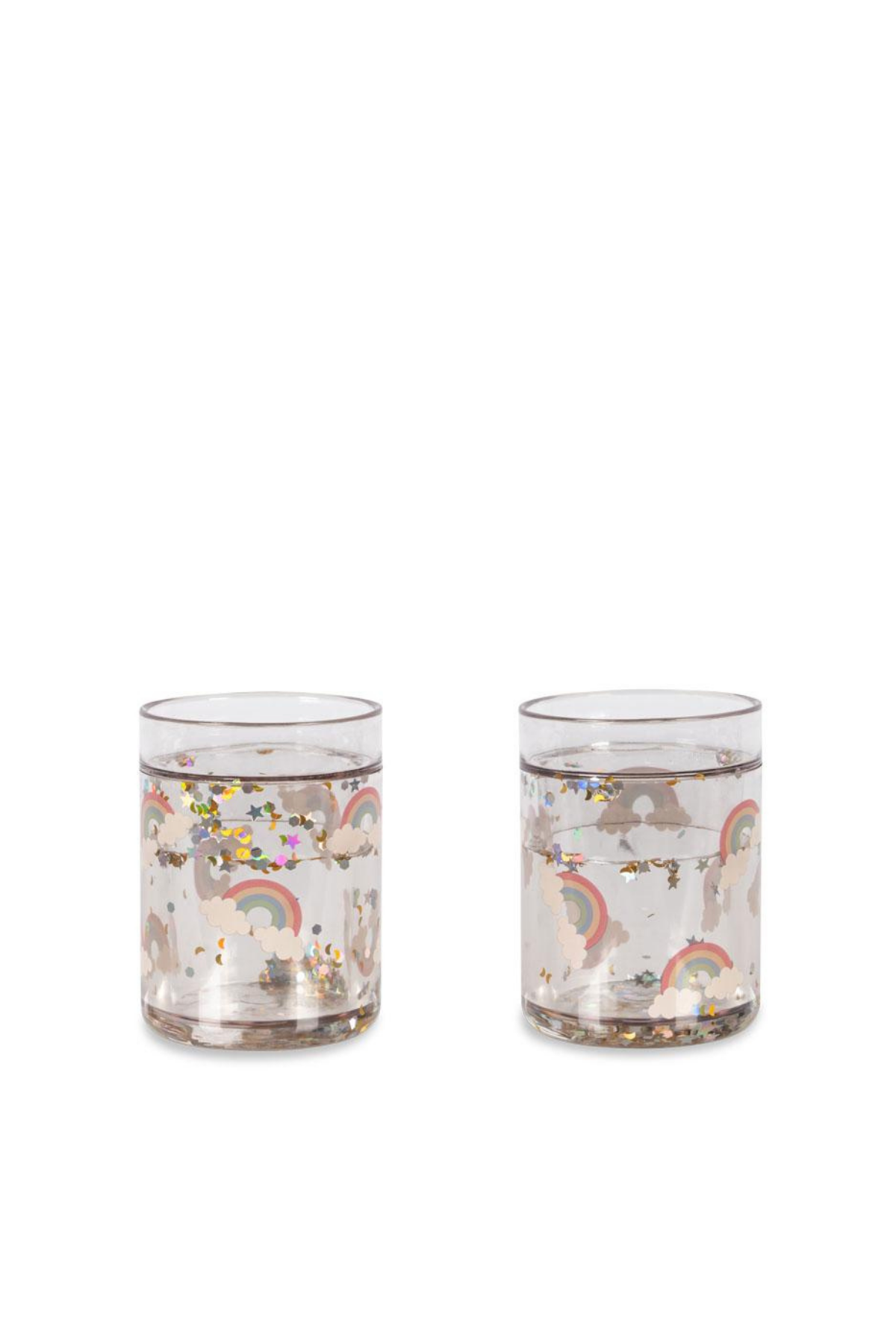 2er-Set Becher "Glitter" | Rainbow