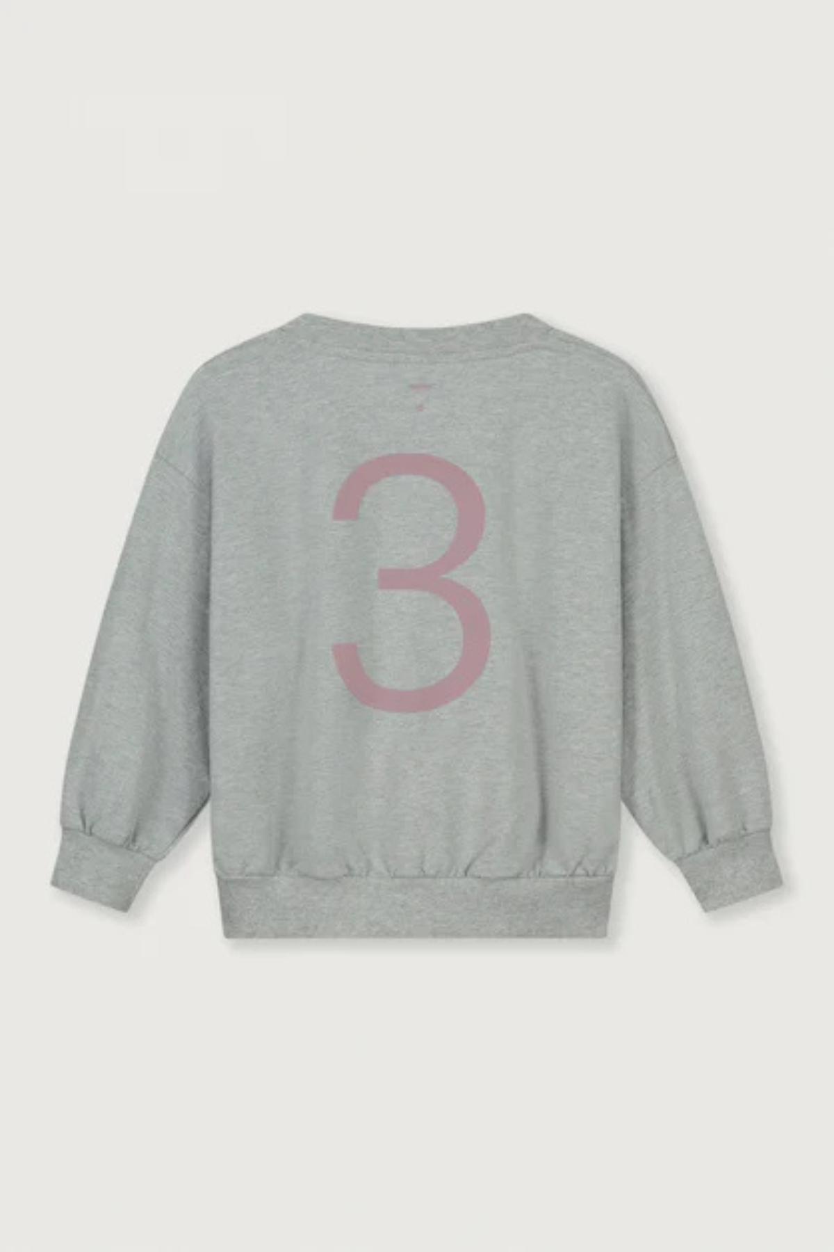 Birthday Sweater | Grey Melange/Berry