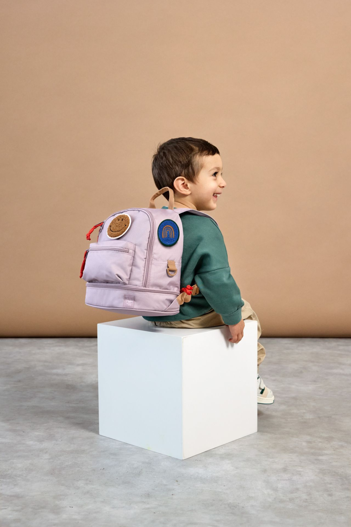 Kinderrucksack Mini "Little Gang" | Lila