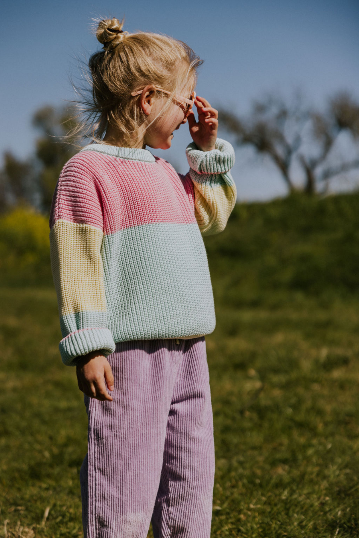 Color Block Sweater | verschiedene Farben