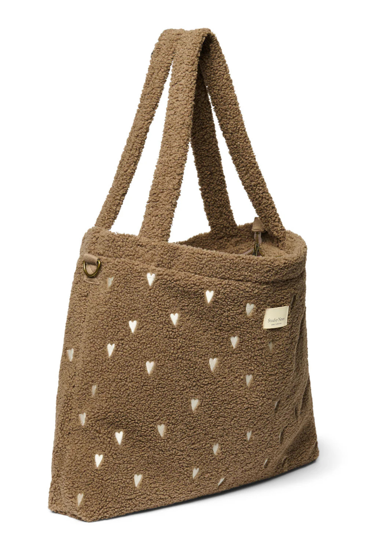 Wickeltasche | Teddy Brown Hearts