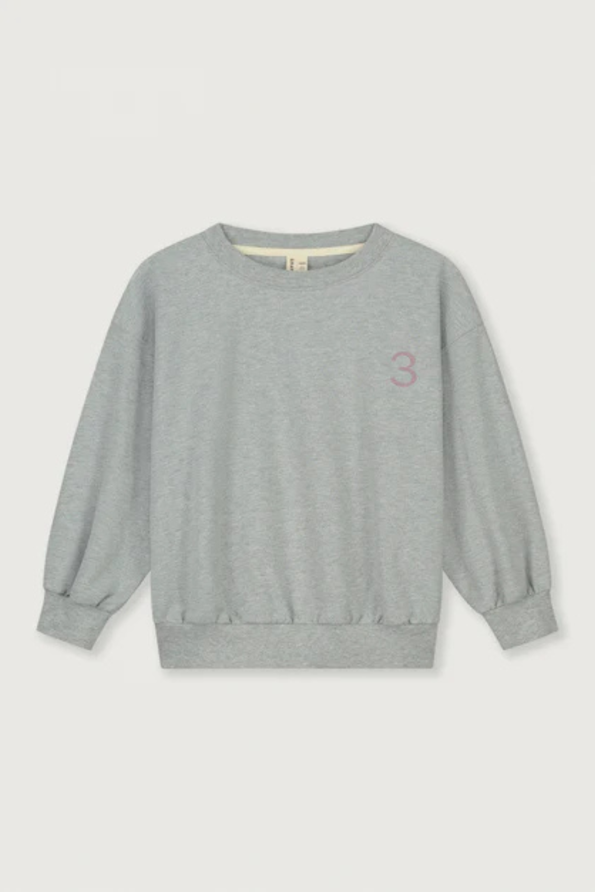 Birthday Sweater | Grey Melange/Berry