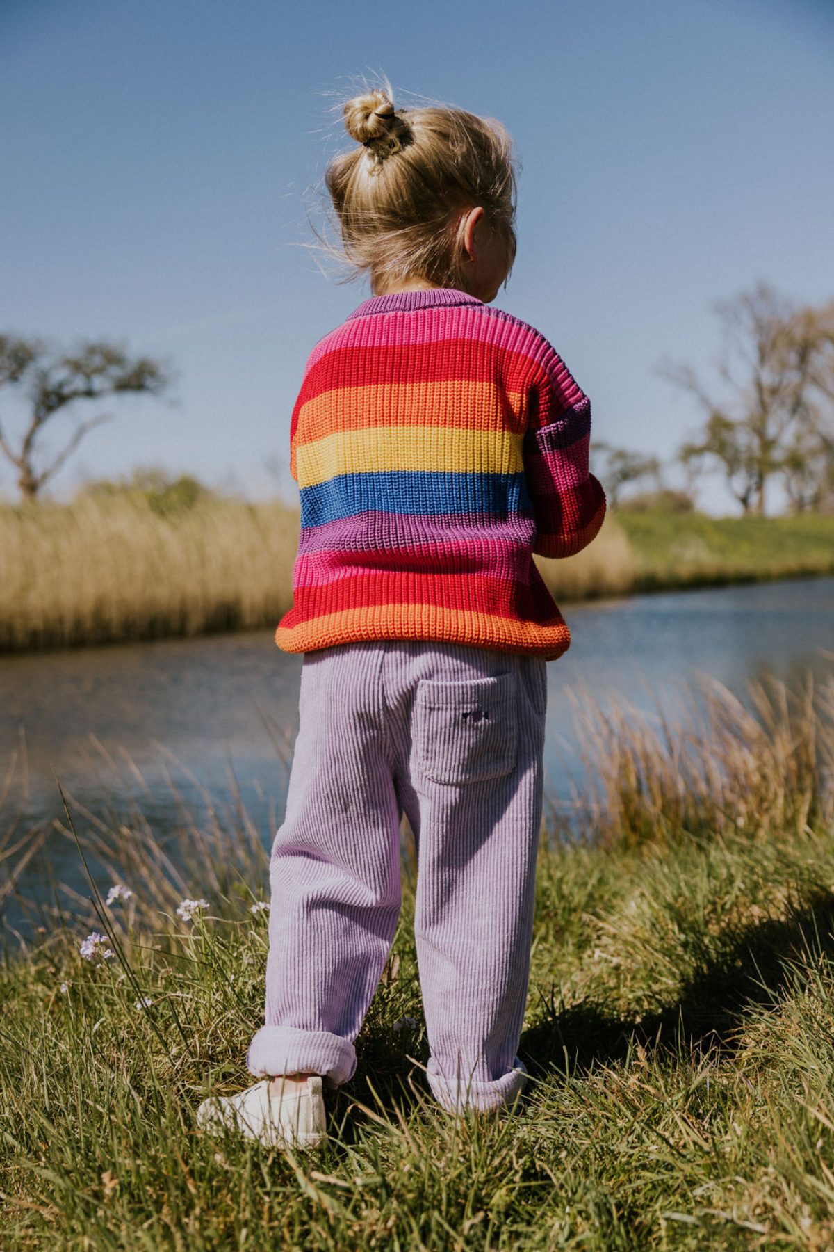 Chunky Knitted Sweater | Rainbow Glow