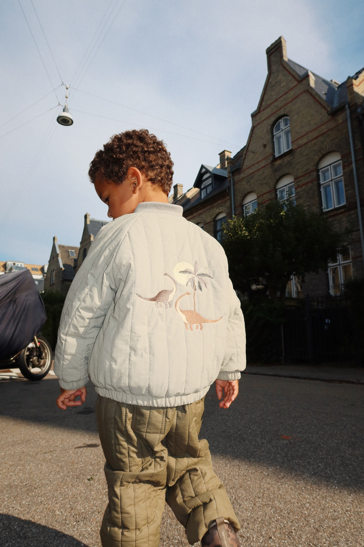 Kinder-Bomber Jacke “Juno” | Dino Laurel Oak