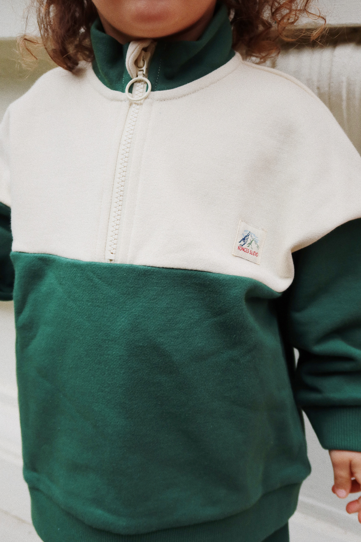 Kinder-Sweatshirt "Lou" mit Zipper