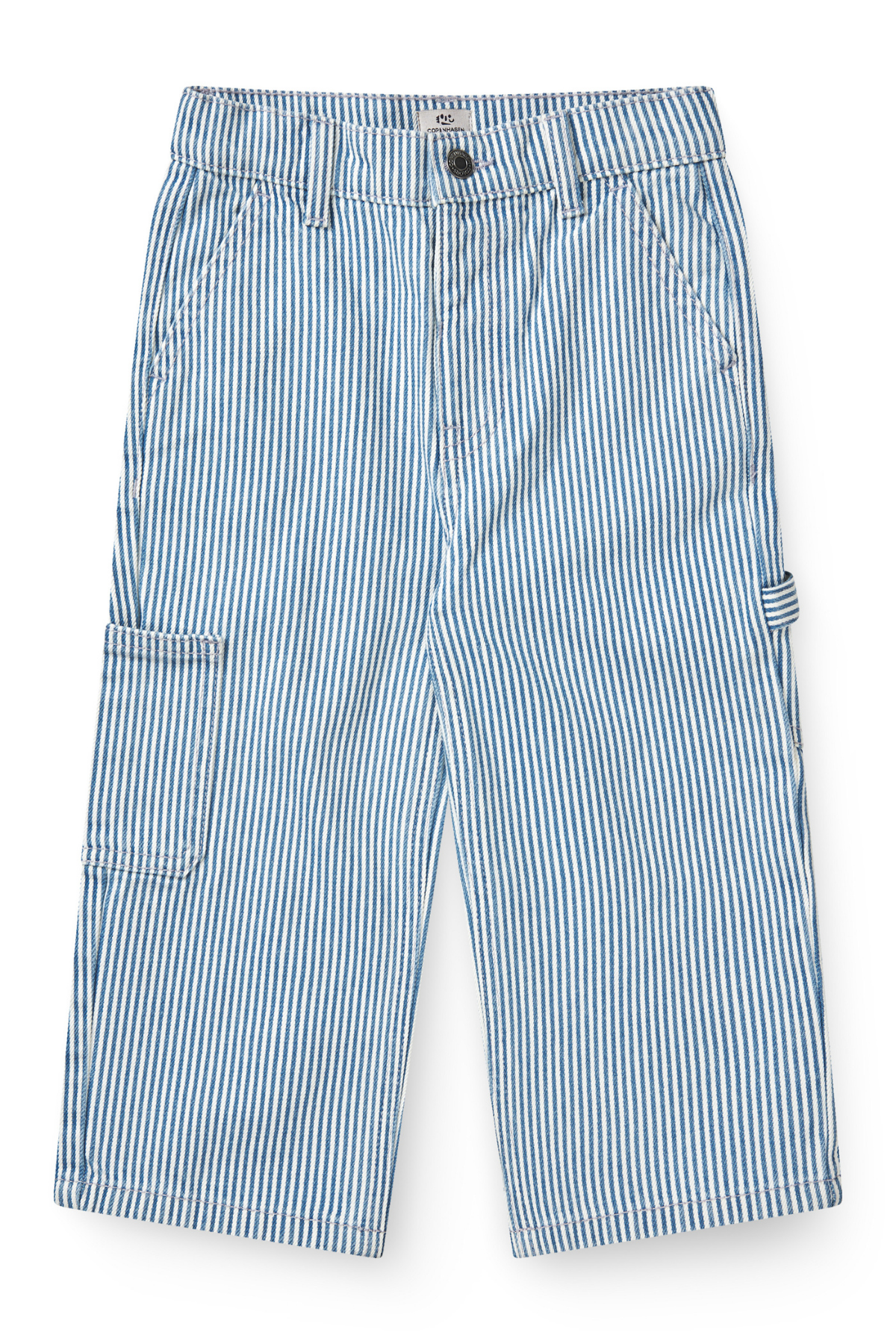Cargohose "Stripe Twill" | Denim Blue