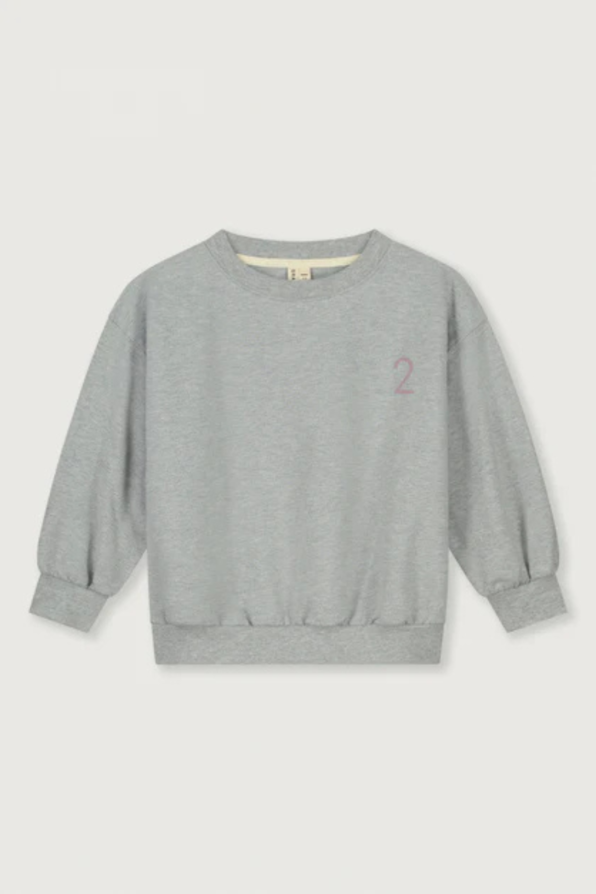 Birthday Sweater | Grey Melange/Berry