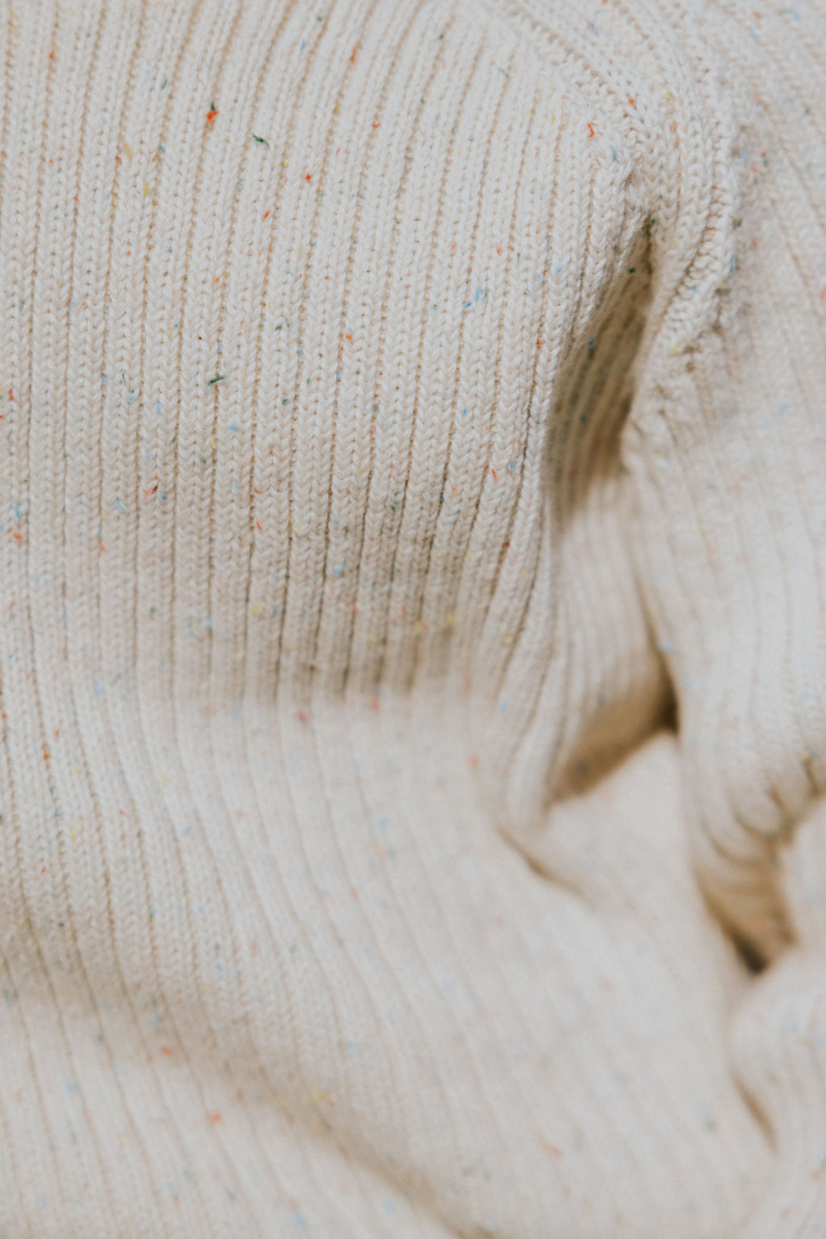 Big Rib Knitted Sweater | Speckles