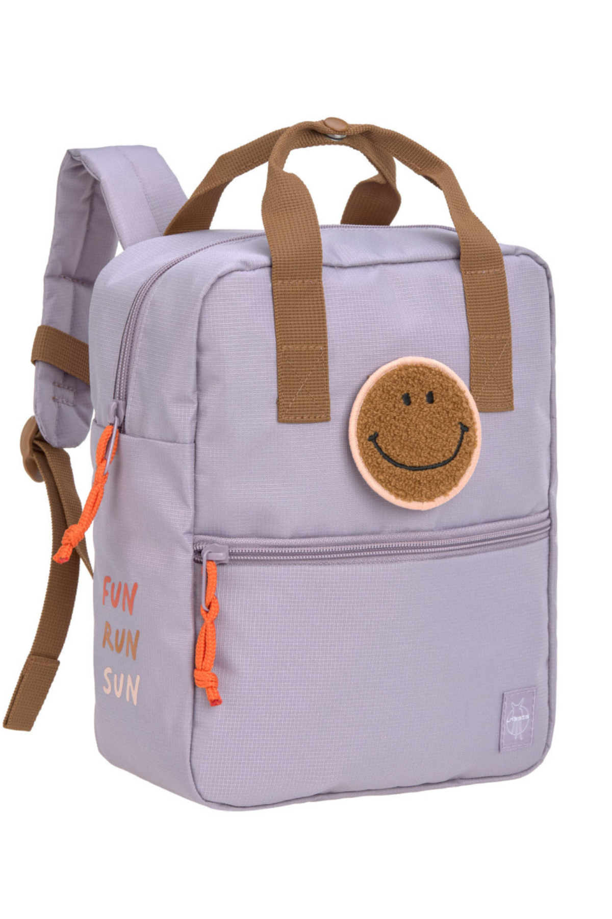 Kinderrucksack Square "Little Gang" | Lila