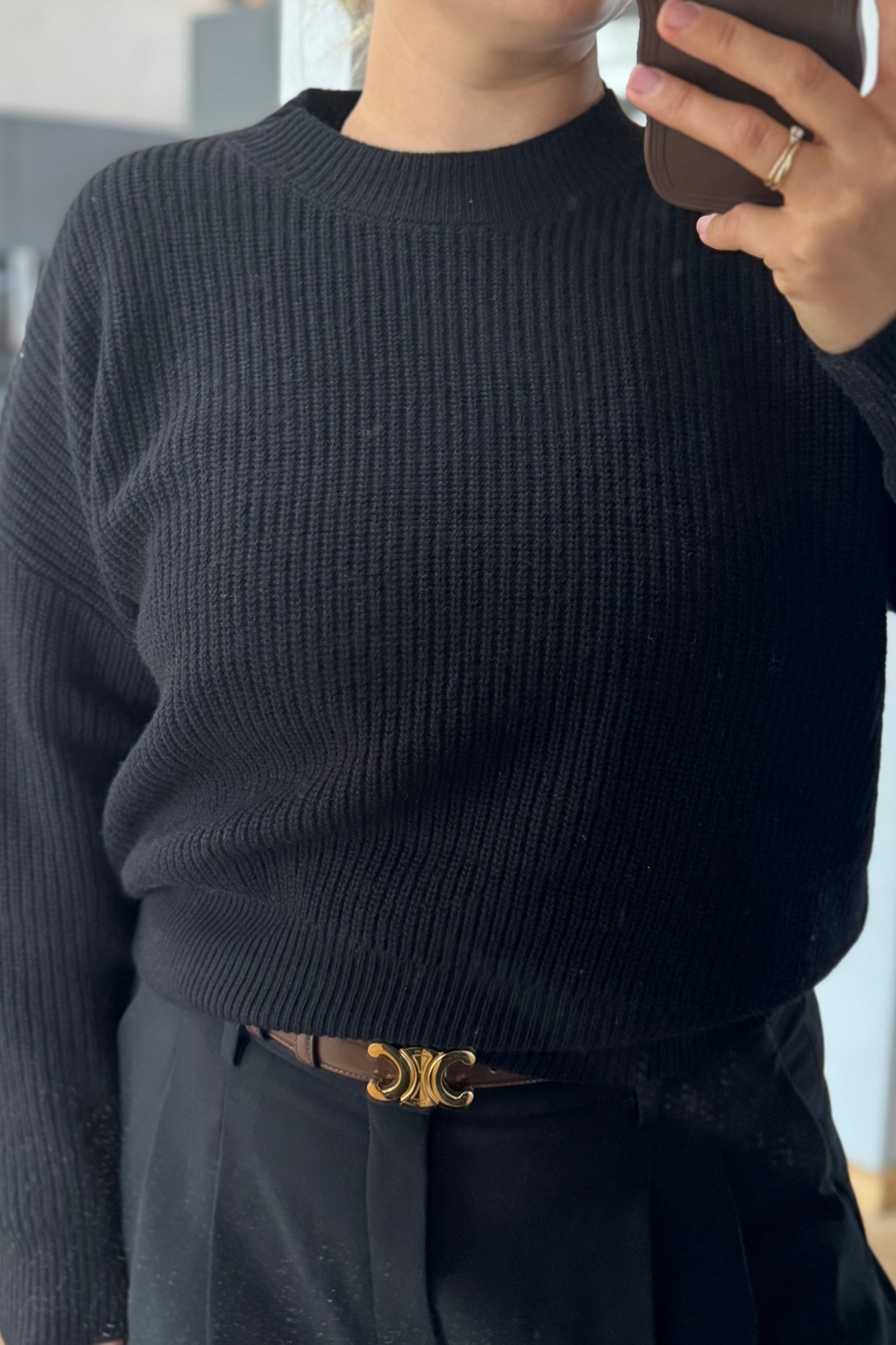 Strickpullover "Goldie" aus Merinowolle | Erwachsene