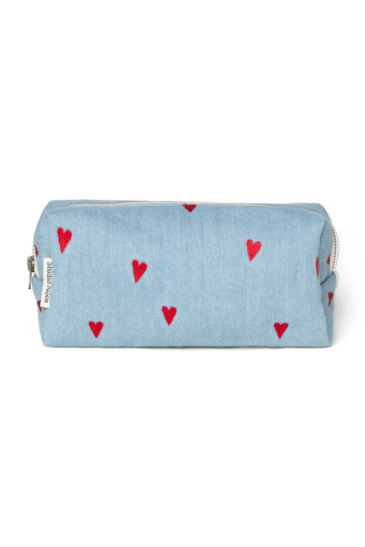Kulturbeutel | Denim Hearts