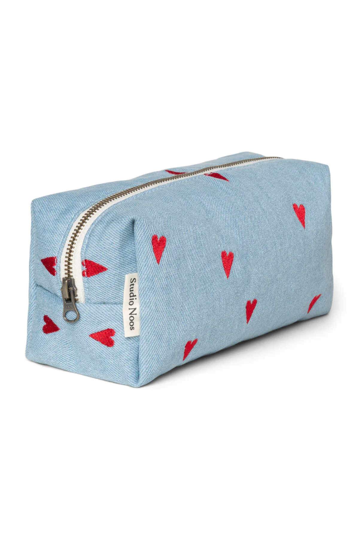 Kulturbeutel | Denim Hearts