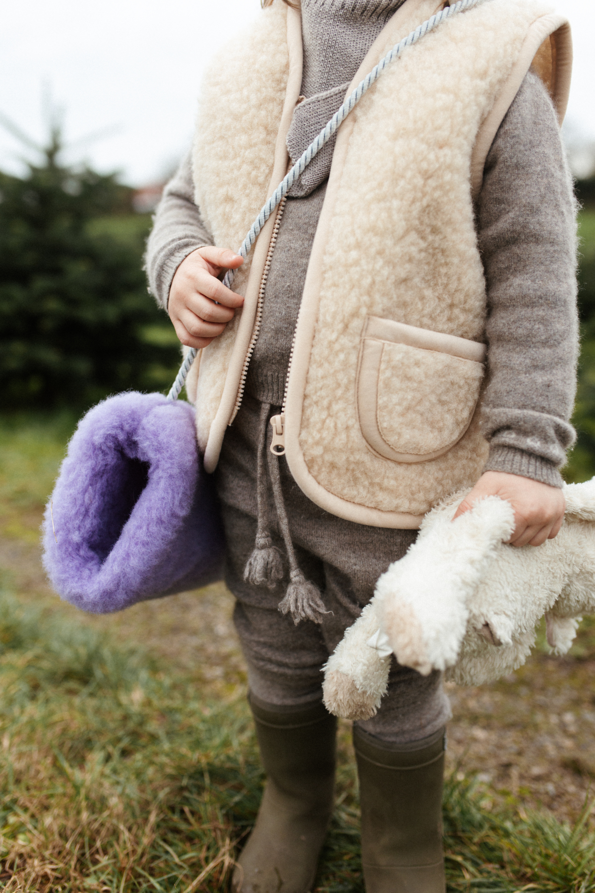 Wollweste "Teddy" | Beige