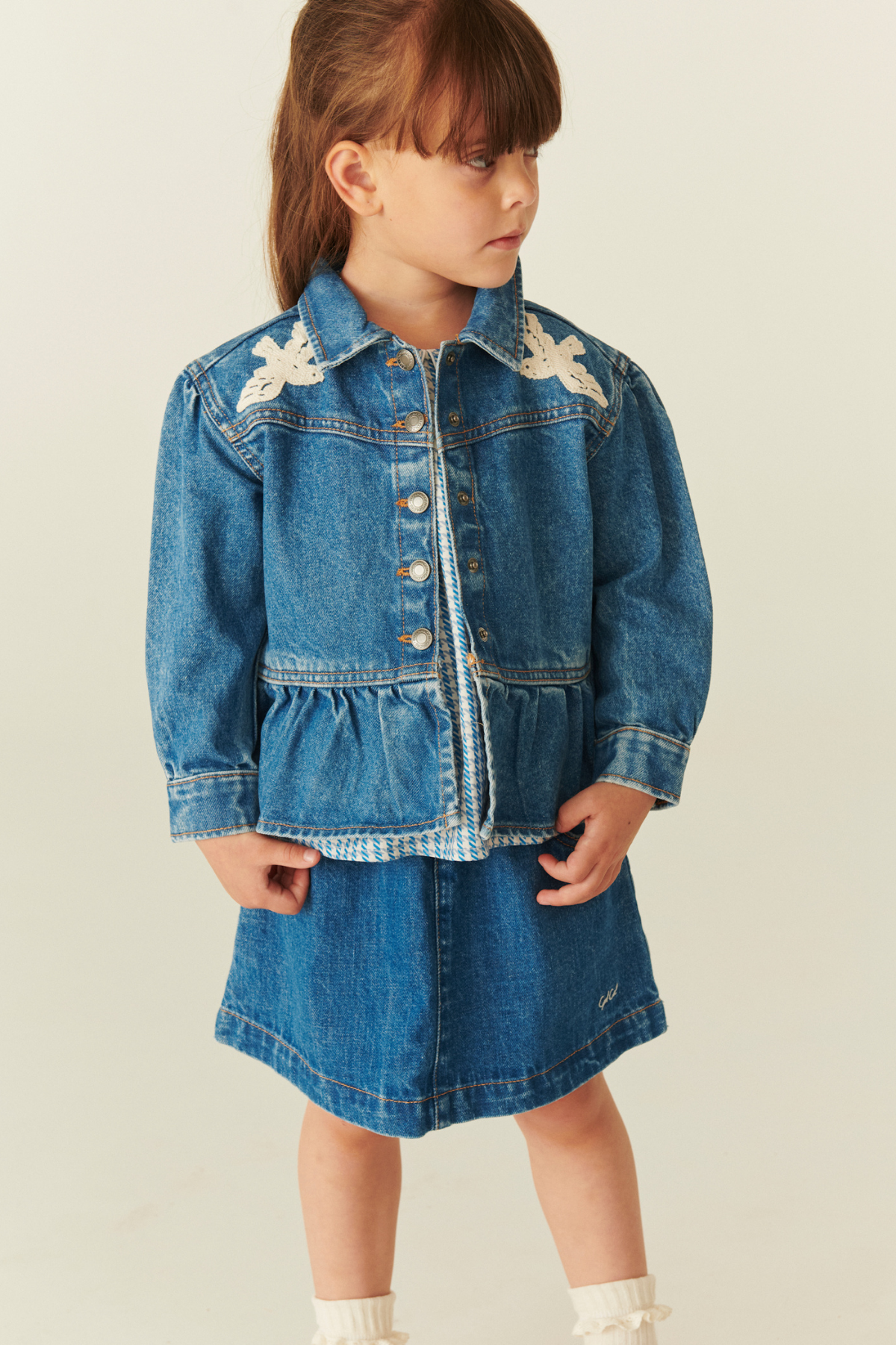 Jeansrock "Organic Pocket" | Indigo Blue