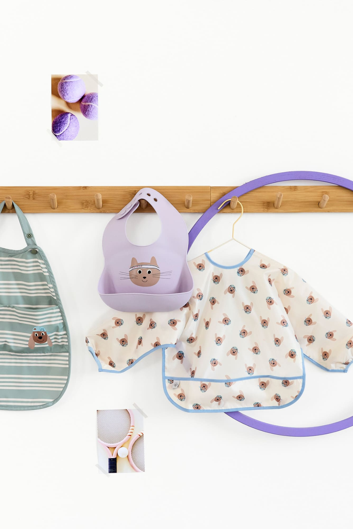 Silikon-Lätzchen "Tiny Team" | Cat