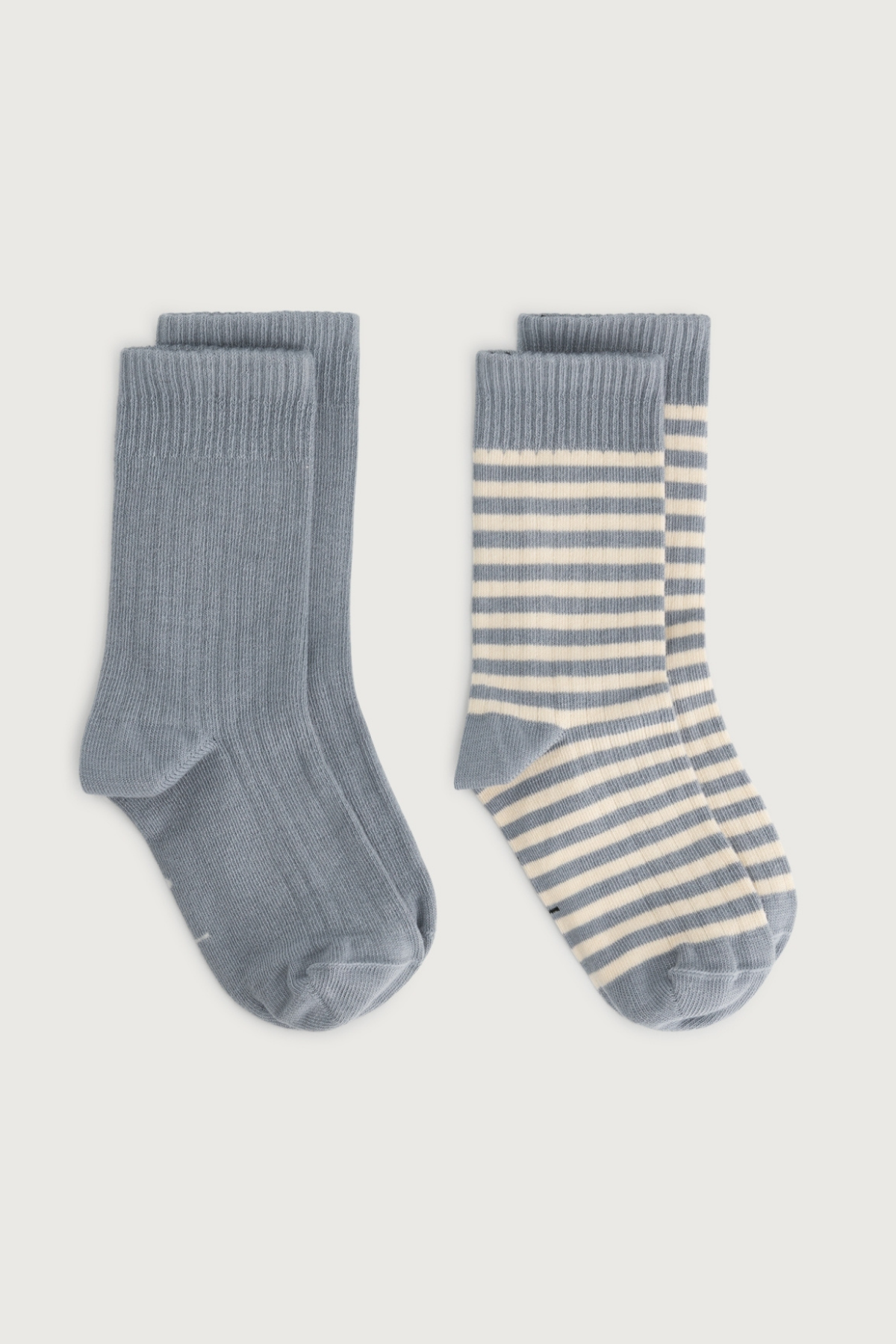 2er-Set Gerippte Socken | verschiedene Farben