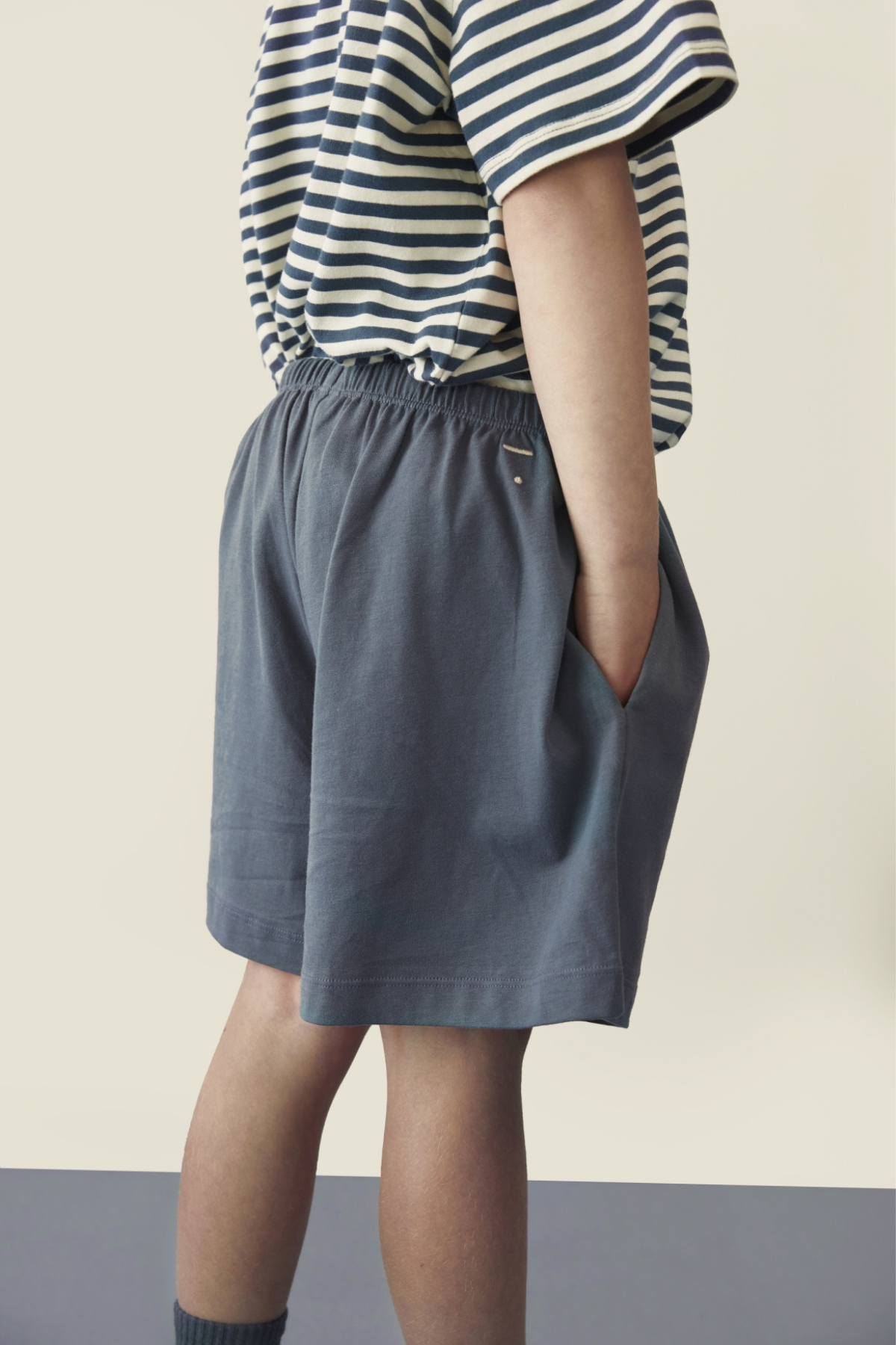 Shorts mit Knopfleiste | Blue Grey