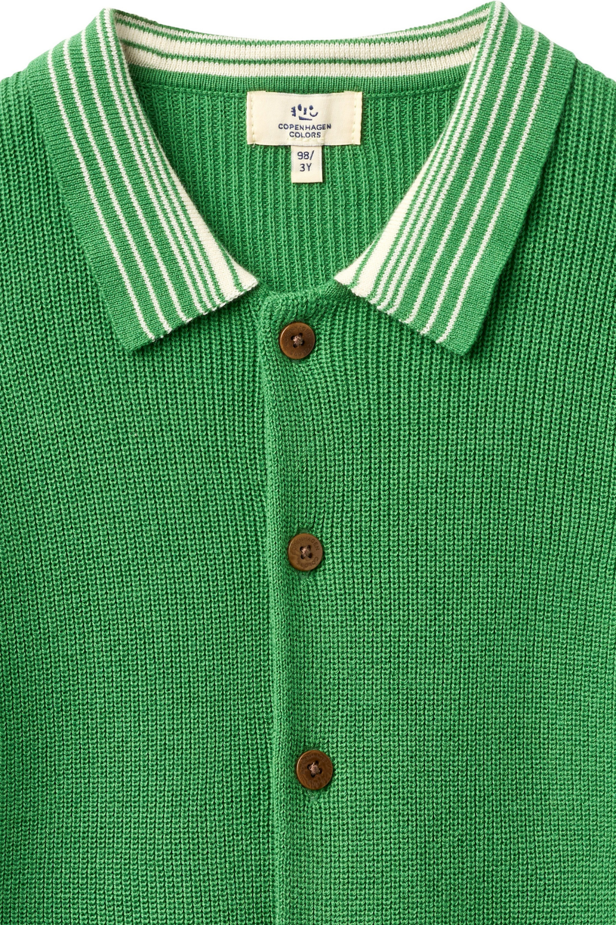 Poloshirt Strickoptik | Sharp Green