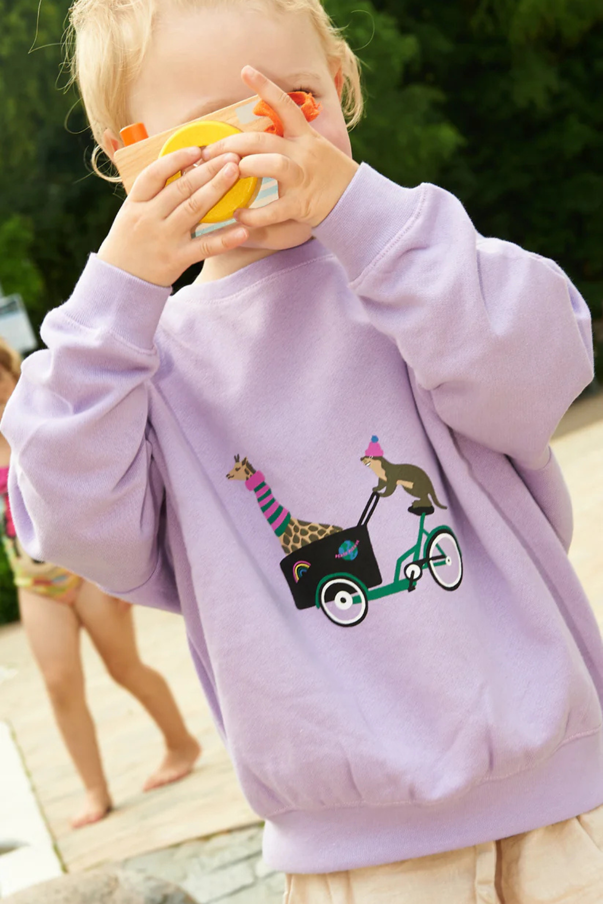 Sweatshirt “Lastenradliebe” | Lavender