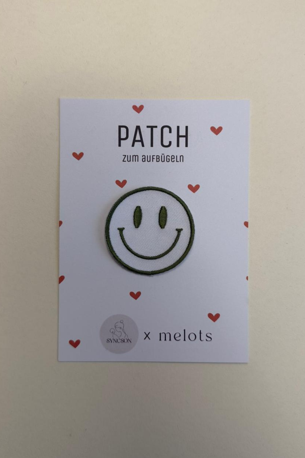 Patch "Smiley" zum Aufbügeln