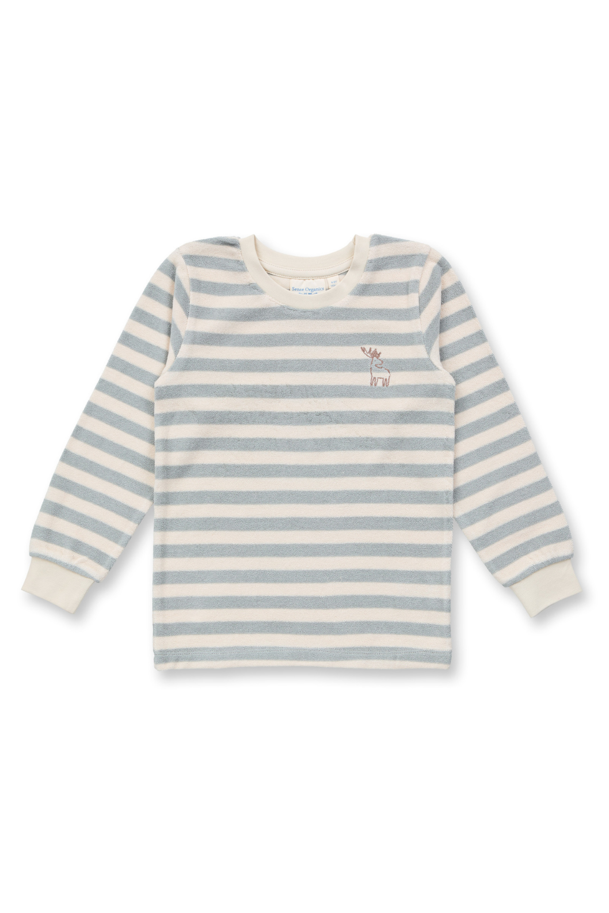 Schlafanzug "Terry" | Icegrey Stripes