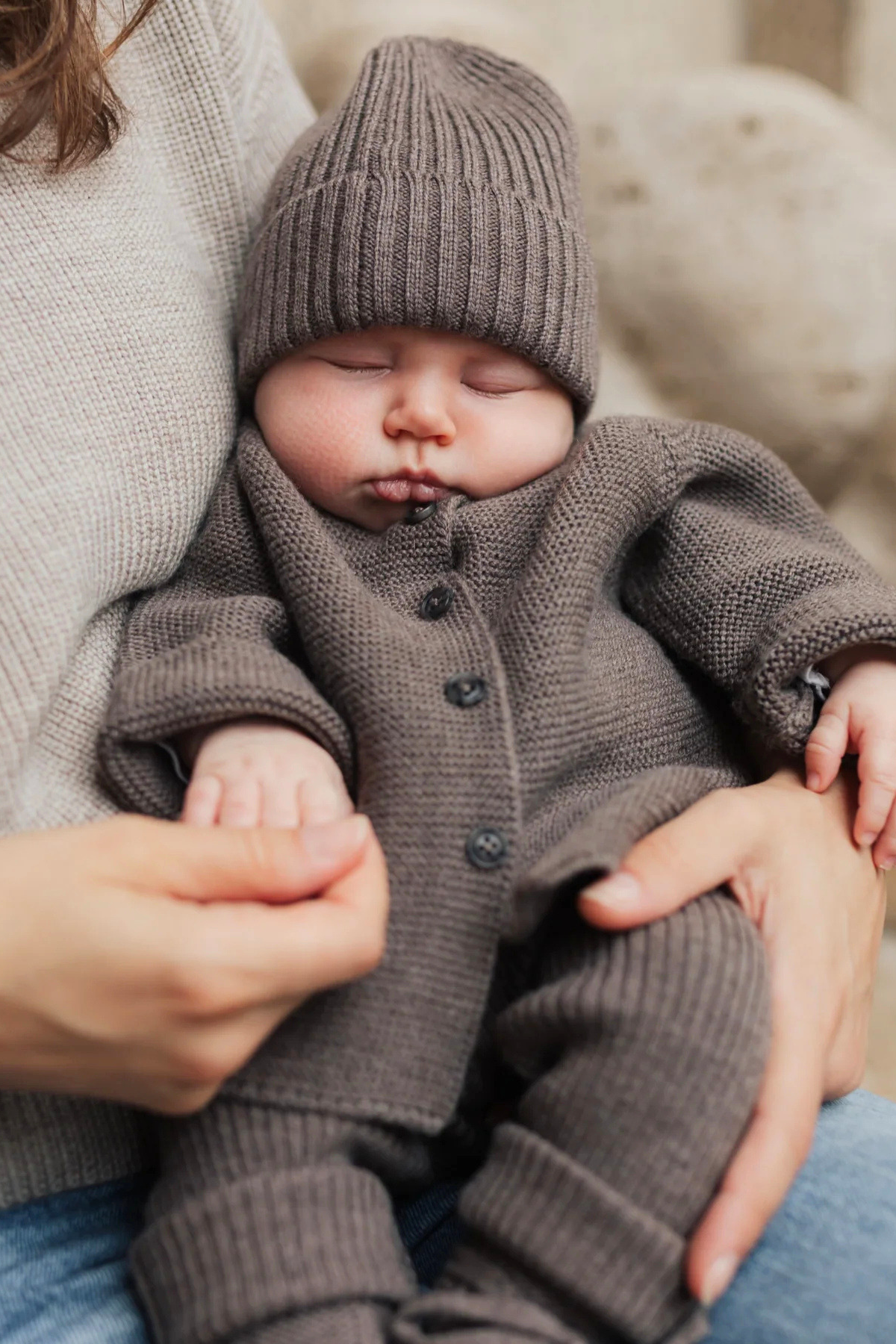 Coming Home Outfit Baby aus Merinowolle – Set 0–1 Jahr | Lille Toni