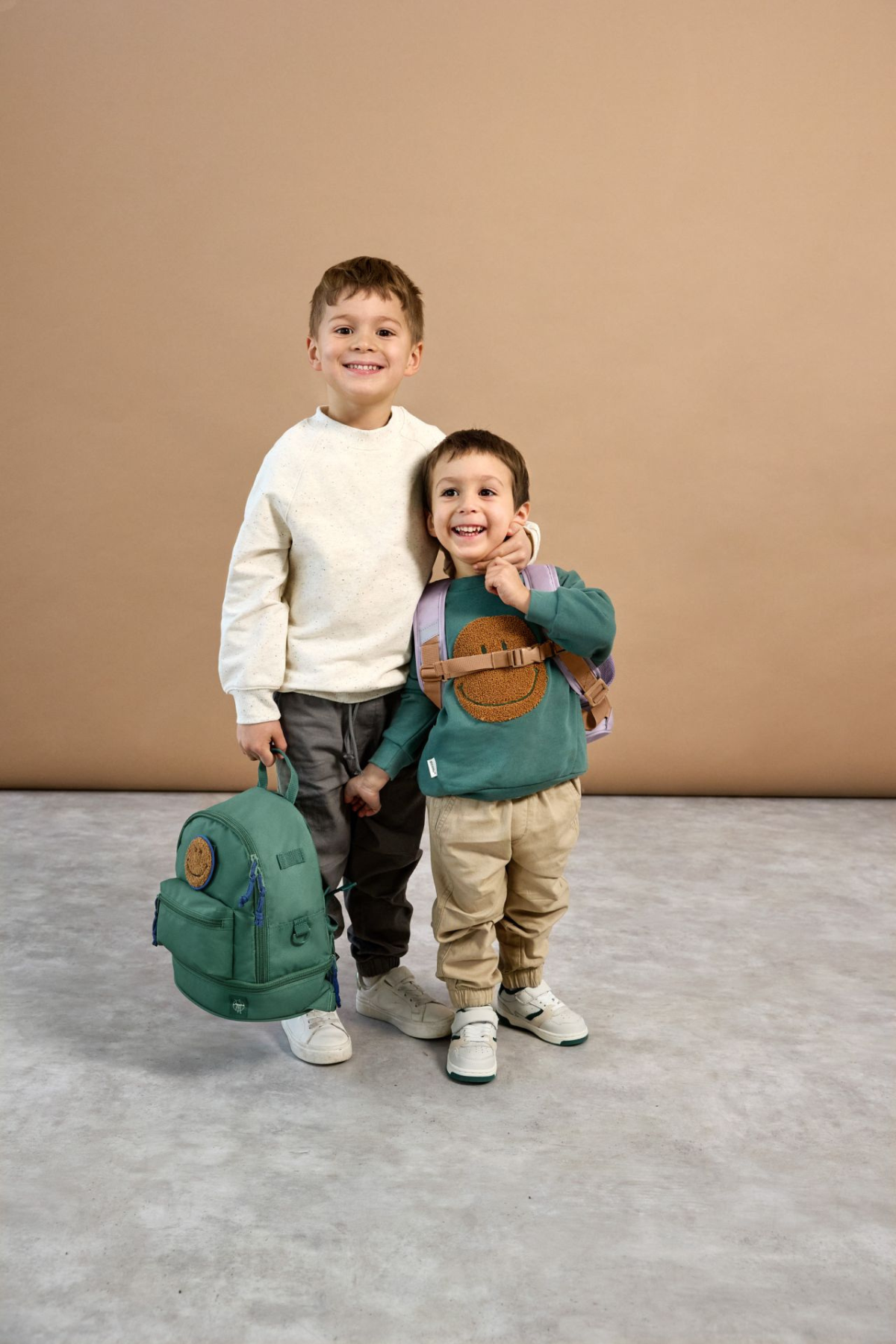 Kinderrucksack Mini "Little Gang" | Dunkelgrün