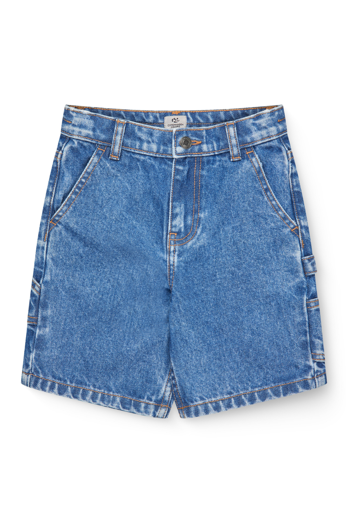 Denim Cargo Shorts | Indigo Blue