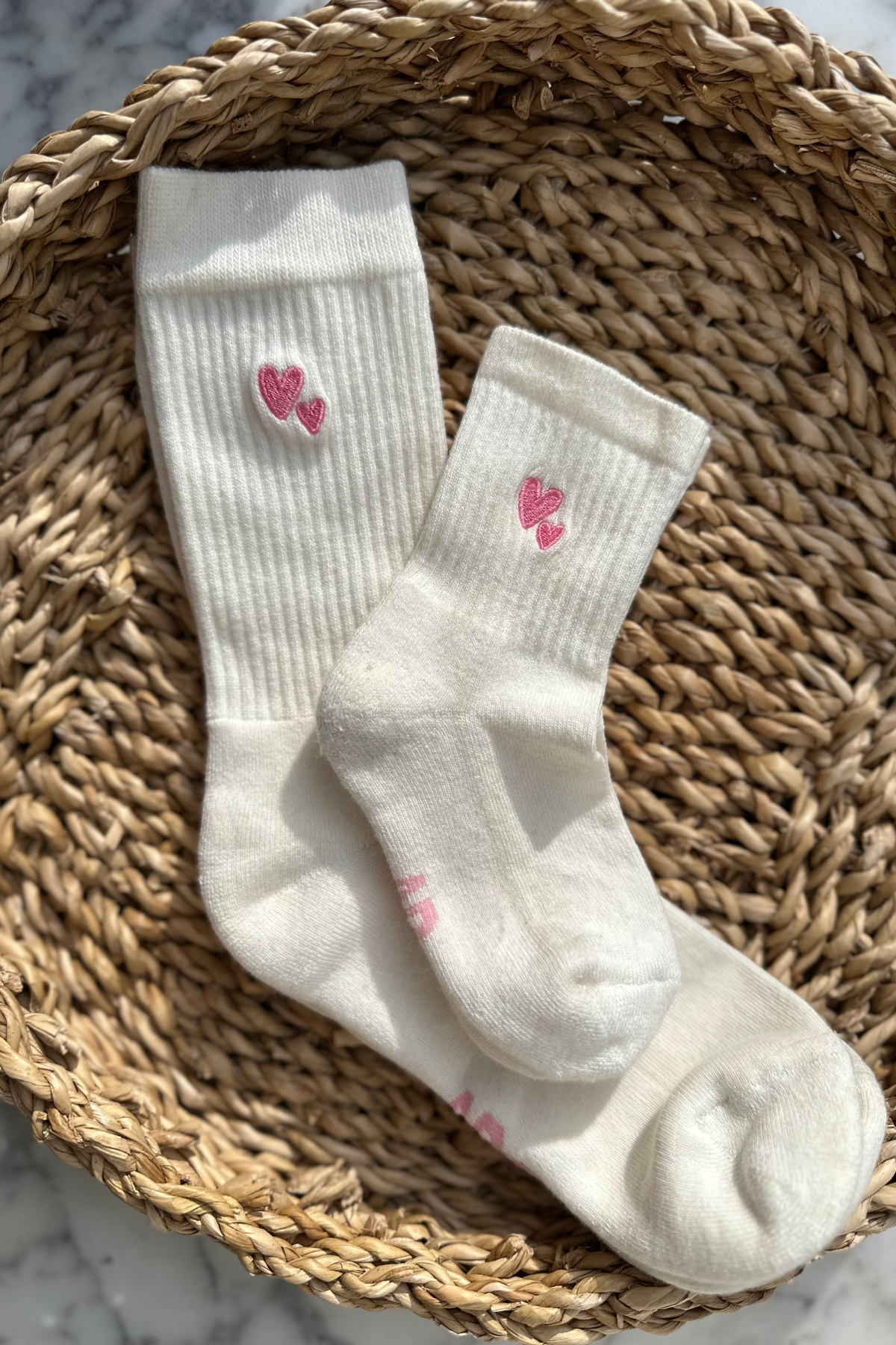 Socken "Heart" - Peony | Adult