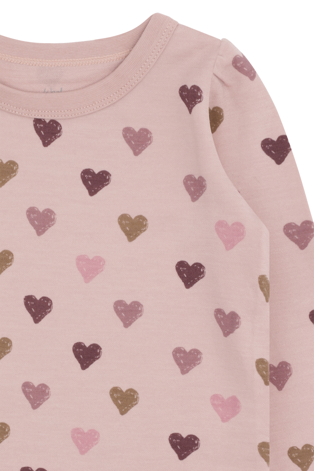 Langarmshirt "Abba" | Wool & Bamboo| Hearts Puff