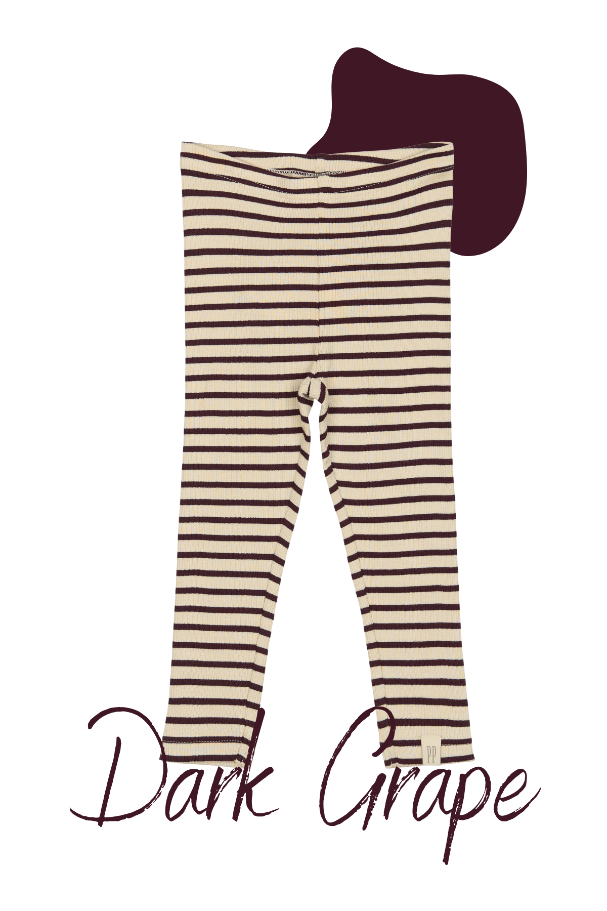 Gerippte Leggings aus Modal