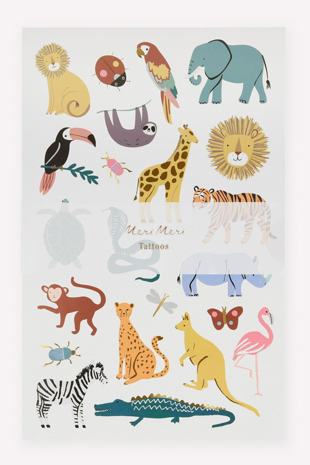 2er Pack Tattoo | Wild Animals