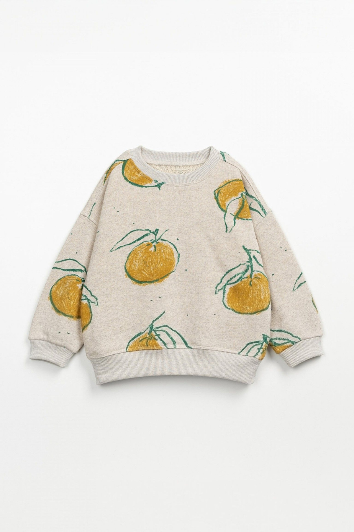 Sweatshirt mit Orangen-Print