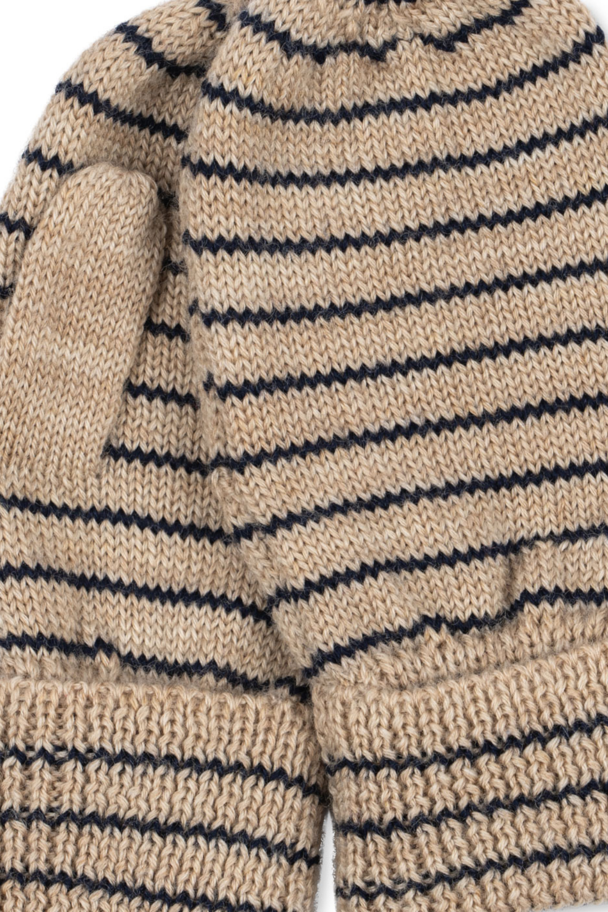 Fäustlinge "Louli" aus Merinowolle | Stripe Bluie