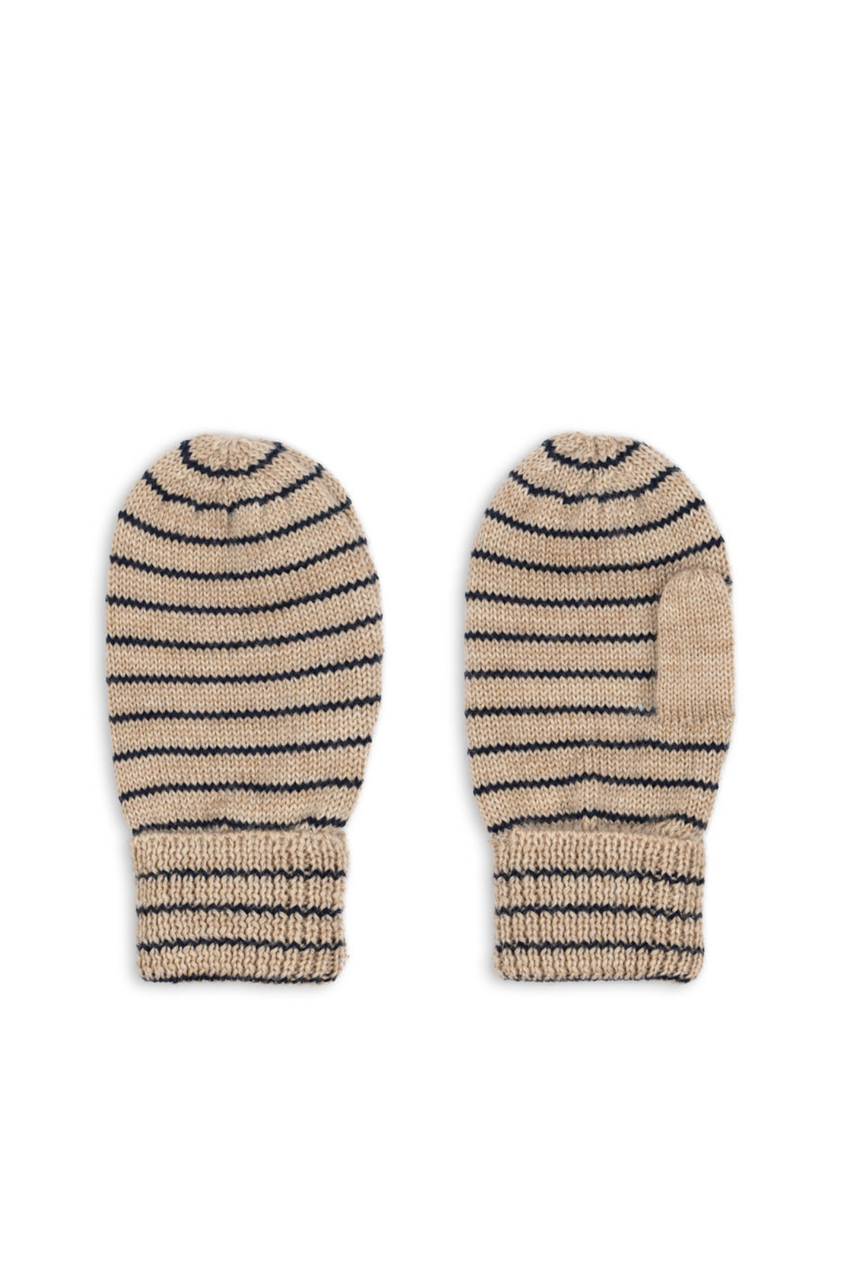 Fäustlinge "Louli" aus Merinowolle | Stripe Bluie