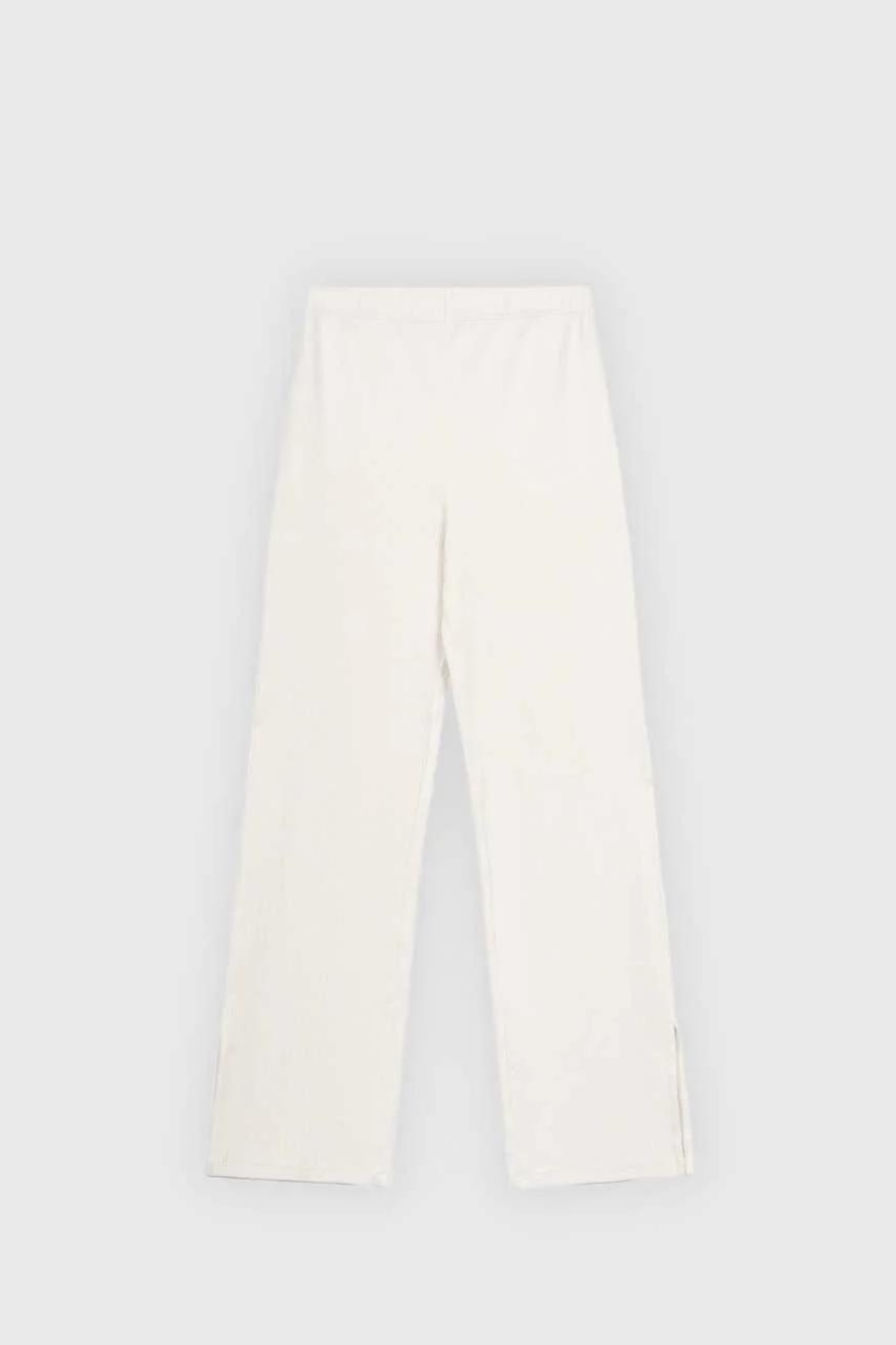 WEITE GERIPPTE HOSE "FLOWY PANTS" - SYNCSON 