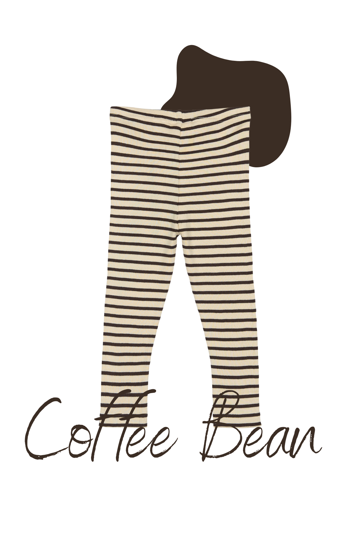 Gerippte Leggings aus Modal