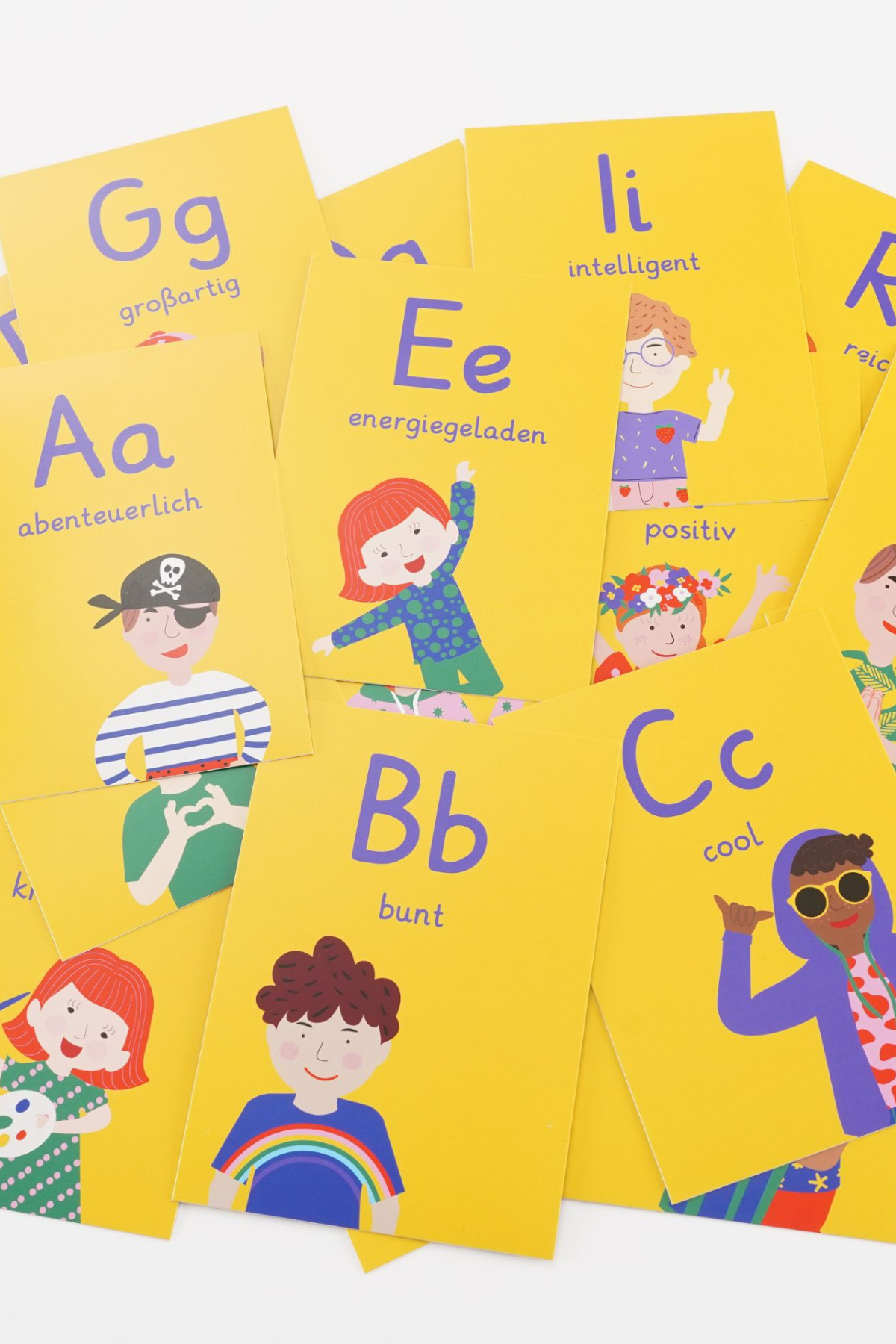 Kinder ABC Karten-Set
