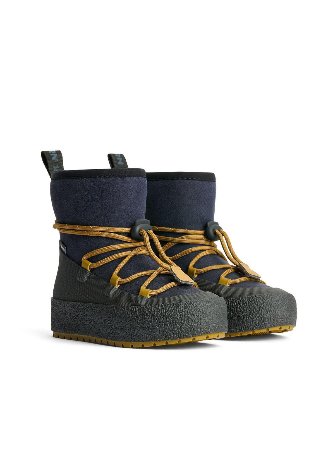 "Aspa Hybrid Jr" wasserdichter, gefütterter Stiefel | Deep Navy