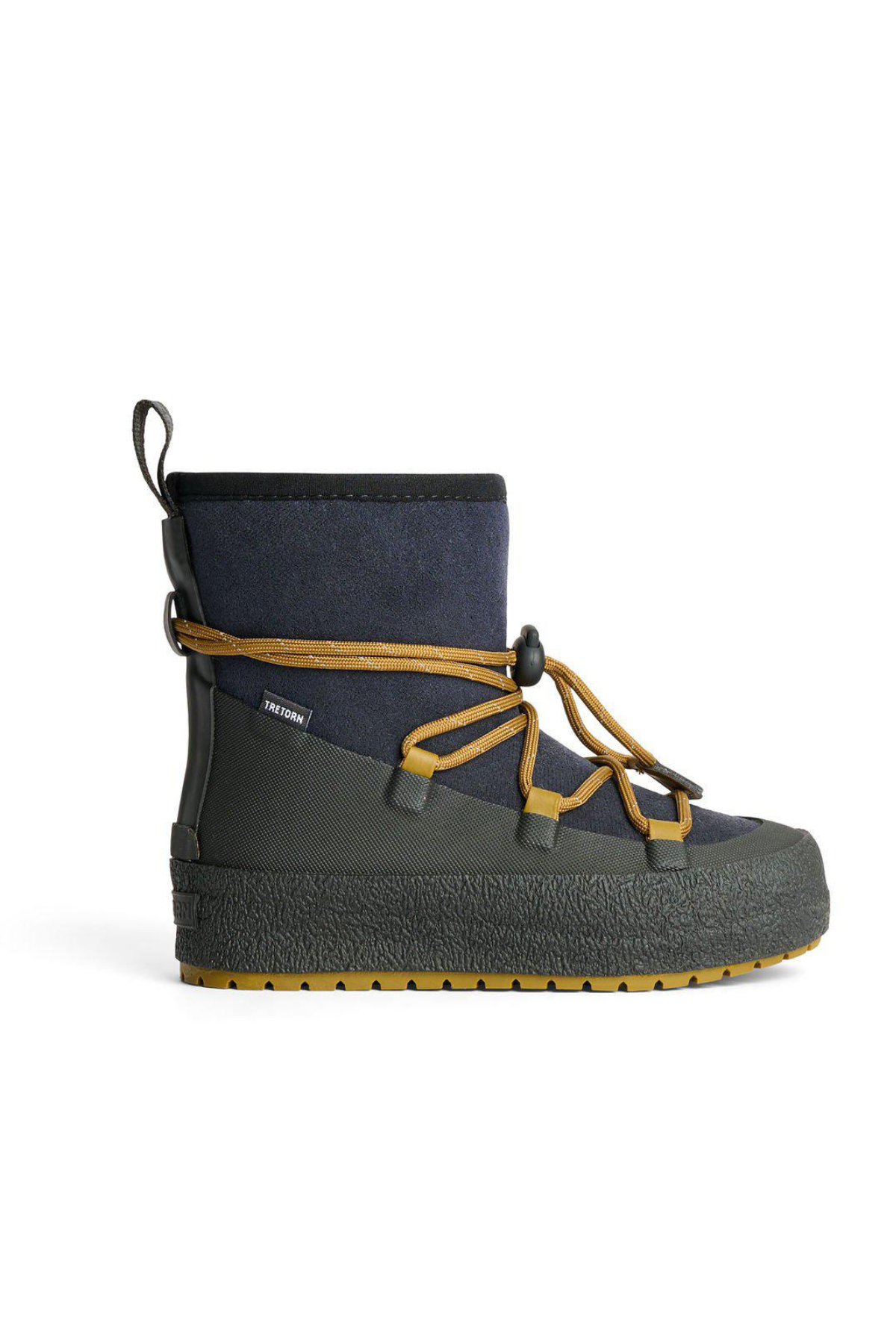 "Aspa Hybrid Jr" wasserdichter, gefütterter Stiefel | Deep Navy
