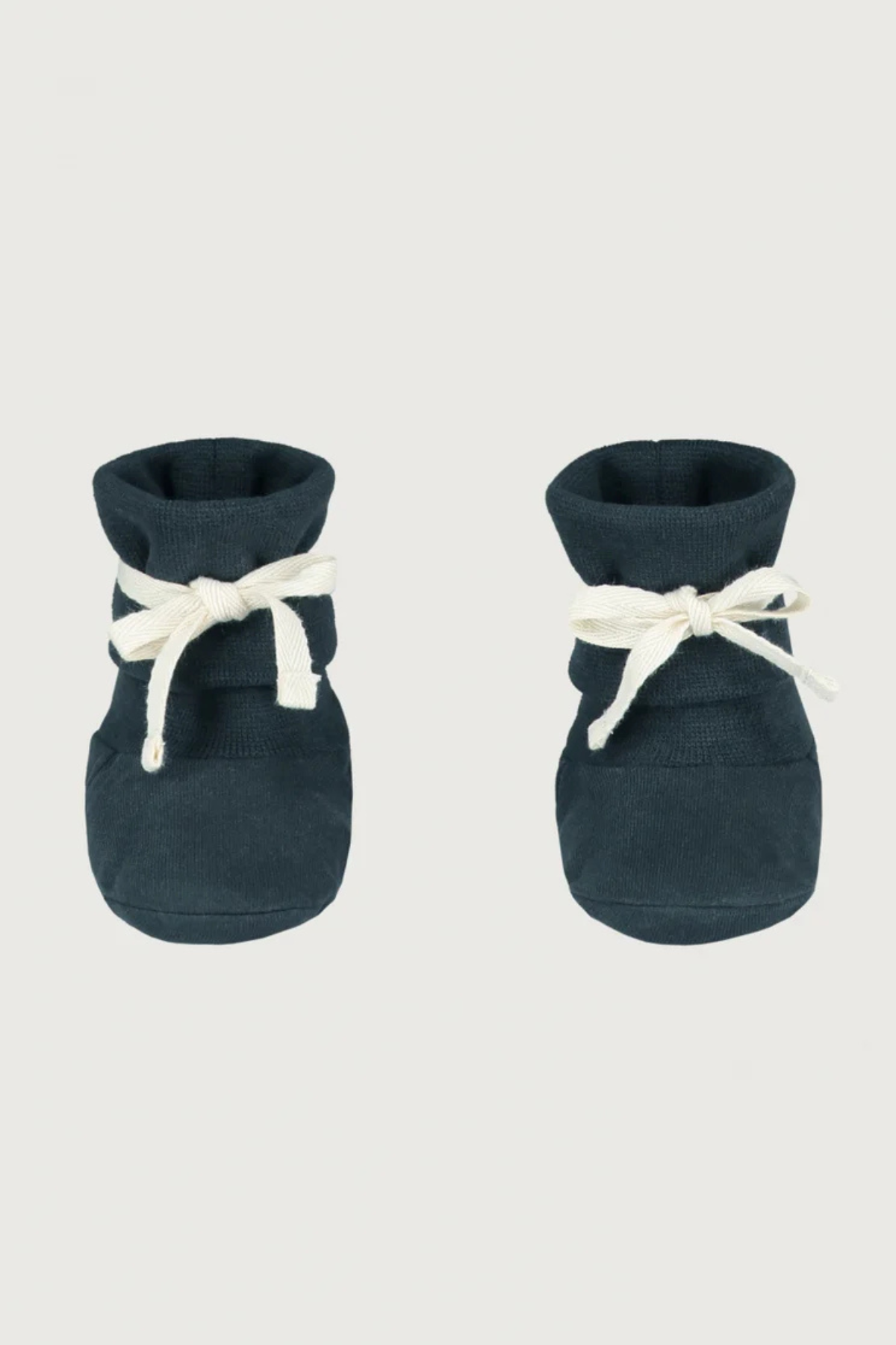 Baby Ribbed Booties | Blue Gray