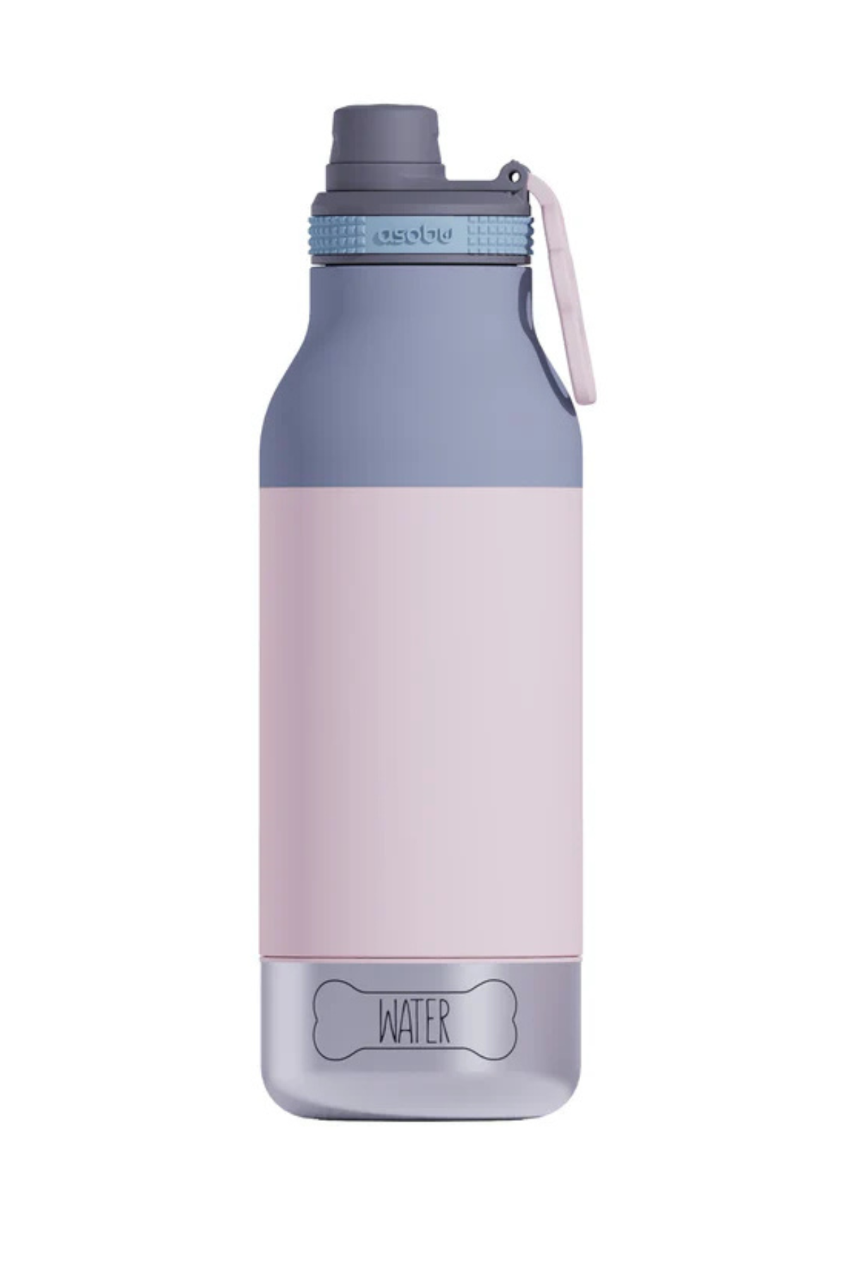 Trinkflasche "Barky" | Pastel Pink/Orange