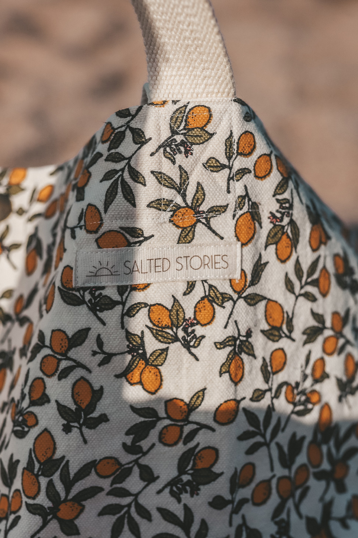 Beach Bag "Lemons" | Shortbread