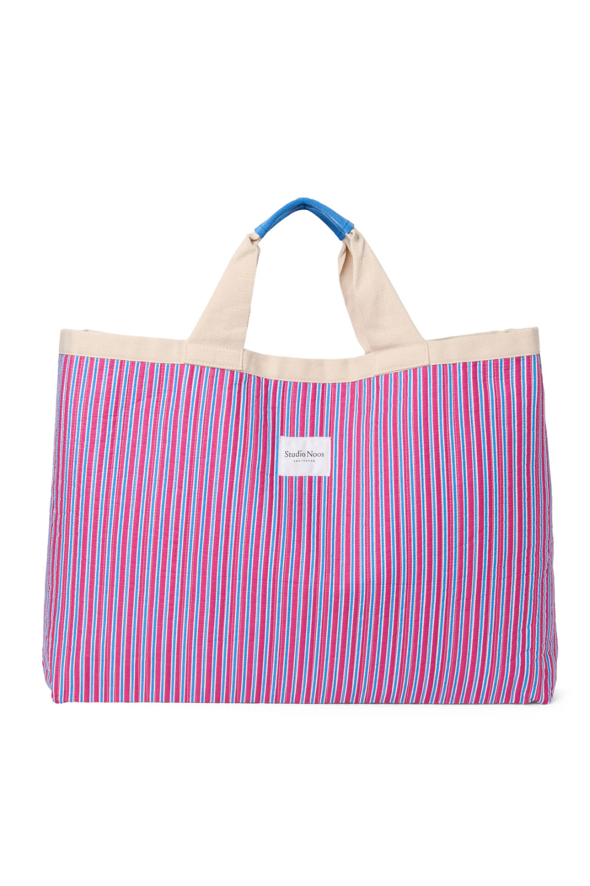 Beach Bag | Rosa Poplin Striped
