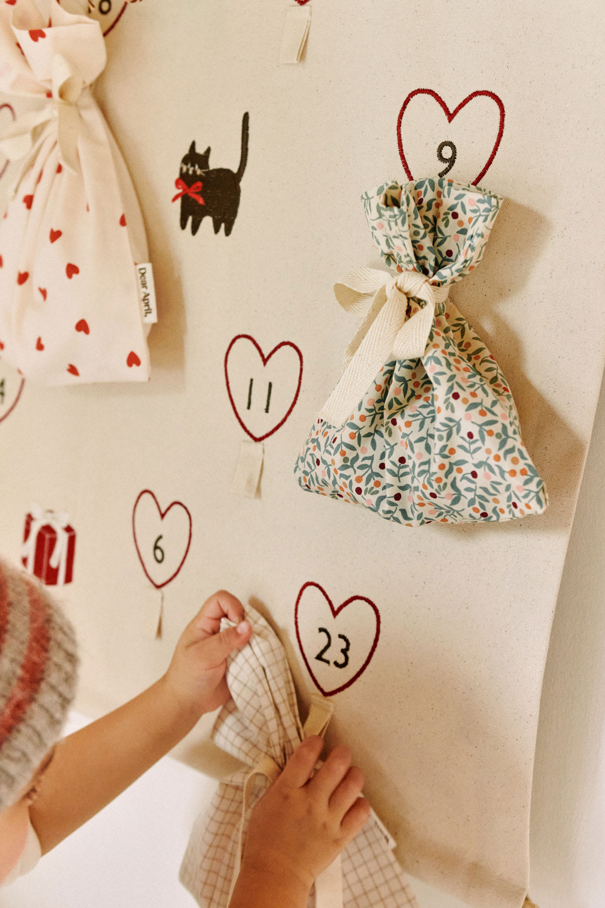 6-er Set Geschenkbeutel "Hollis" | Mix of Mini Check, Little Love, Forest Berries