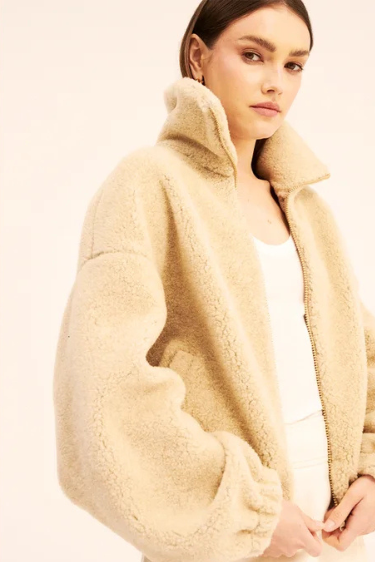 Jacke "Blancs" | Beige